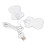 Eletrodos de eletroterapia compatíveis com o aparelho TENS da Omron. Eletrodos autoadesivos e reutilizáveis para alívio da dor. Duráveis e 3