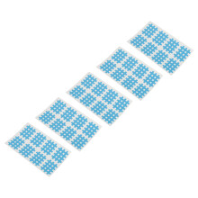 5er-Pack Hellblaues Gitter-Sporttape Wasserdicht 5cm x 5m