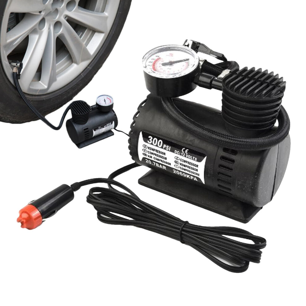 Portable Air Compressor For Tires 12V Electric Pump For Car Bicycle Compact Tire Inflator 9426802465037