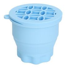 Glantóir Scuab Smididh Silicone Fillte le Mata Glantacháin agus Scagaire Inscortha Úsáid Ilfheidhmeach Uiscedhíonach Cumas Glantacháin Láidir