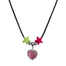 Hip Hop Schlüsselbein Kette Schmuck Herz Halsband Halskette Mode