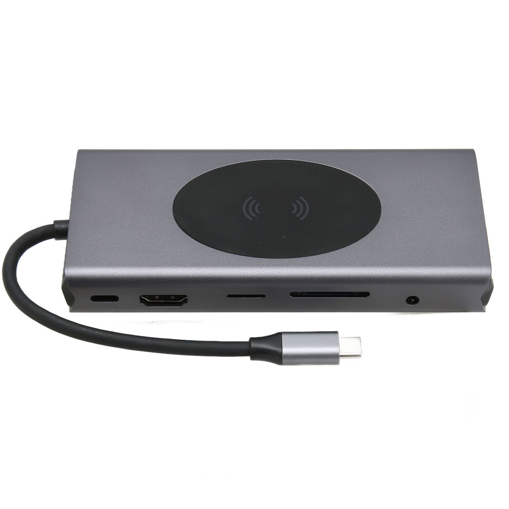 13-In-1 Usb C Docking Station, 4K Hd Multiport, Grey 8251371664557