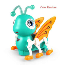 (Blue) Electric Bee Toy Musical Baby Toy Crawling Toy Portable Educational Toy