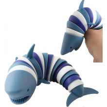 (C) Stress Relief Toys Printed Dolphin Toys Children's Toys Shark Sensory Toys Hands-On Interactive Toys