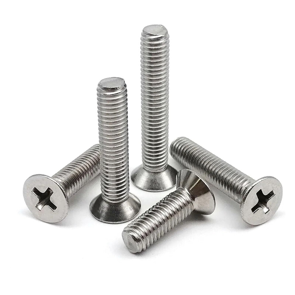304 A270 Stainless Steel Countersunk Flat Head Screws Gb819 Cross Recessed Corrosion Resistant 9347817585322
