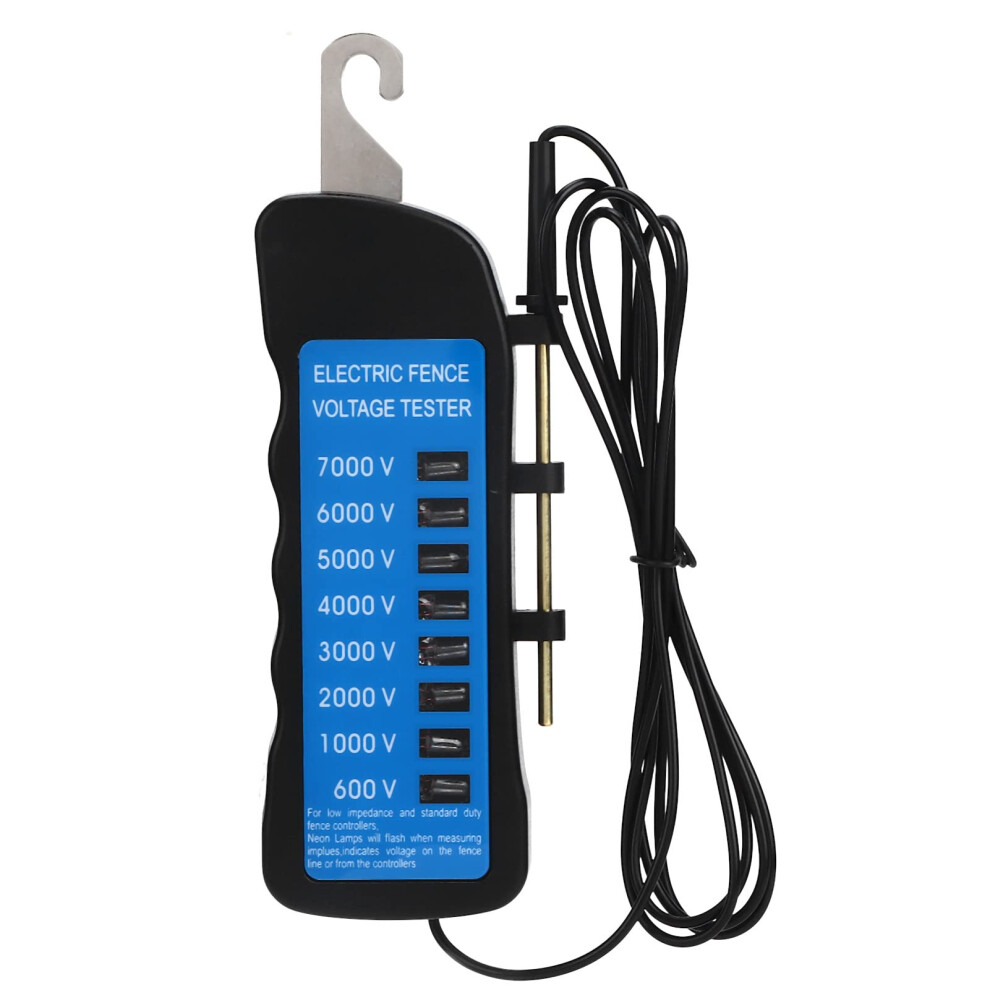 Electric Fence Tester 6007000V Waterproof Voltage Meter With Visibility Lights For Livestock 9187378429853