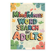 Word Search Puzzle Book For Adults And Seniors, Large Print Edition, 400 Puzzles, Stress Relief, Paperback