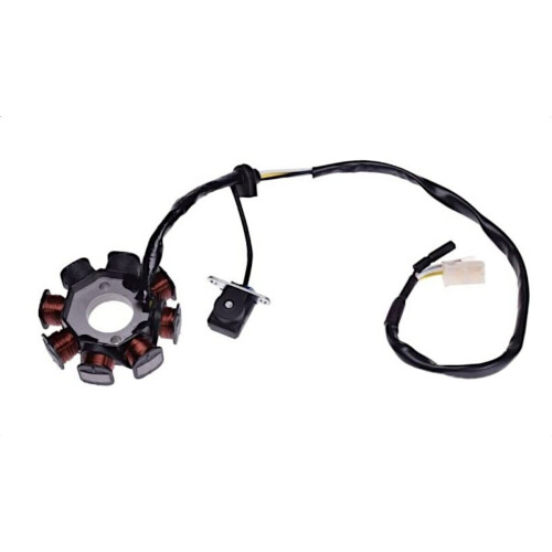 Alternator Stator Coil, 4Pin 4Stroke, GY6 China Roller 8 Spools 50cc