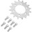 16T Fixed Gear Sprocket For Bicycles Steel Construction Single Speed Compatibility 2