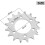 16T Fixed Gear Sprocket For Bicycles Steel Construction Single Speed Compatibility 3