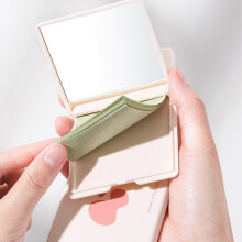 Gesichtöl-Absorptionsblätter 250 Stück, pflanzenbasiertes, tragbares Make-up-Papier mit Spiegel