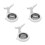 3Pcs Whale Shape Wall Mount Ashtray Waterproof Plastic Holder 9