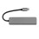Hub 5-in-1 Type-C Grigio, HDMI 4K, USB 3.0 e Support PD 10