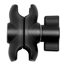 Ball Head Mount Adapter GPS Holder Motorcycle and Bicycle Handlebar Clip Rearview Mirror Bracket Navigation 06 Cm