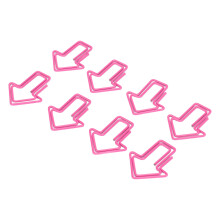 100Pcs Decorative Paper Clips with Unique Shapes Electroplated Metal