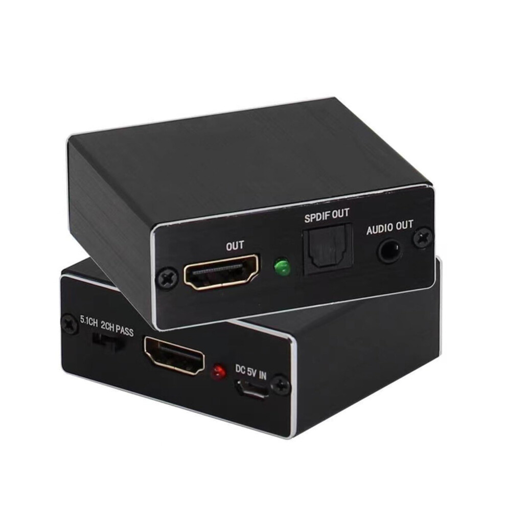 4K Hdtv Video Separator Extractor With Optical And 3.5Mm Audio Output For Stable Signal Transmission 9382693020123