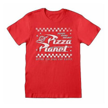 (XXL,Red)Toy Story Unisex Adult Pizza Planet T-Shirt