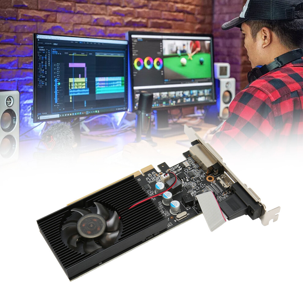 Gt610 Graphics Card 810/1000Mhz 1Gb 64Bit For Enhanced Visuals 4281371678951
