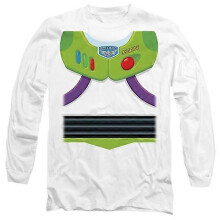 (L,White)Toy Story Unisex Adult Buzz Lightyear Costume T-Shirt