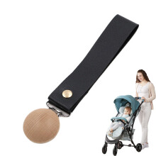 Stroller Clips  Wood 12.5x2.5 cm Secure Holder for Baby Blanket, Stroller Blanket Peg Clips for Outdoor Cold Protection