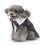 Hundetuxedo mit Fliege, leichtes Polyester, Hochzeitsgesellschaft M 13