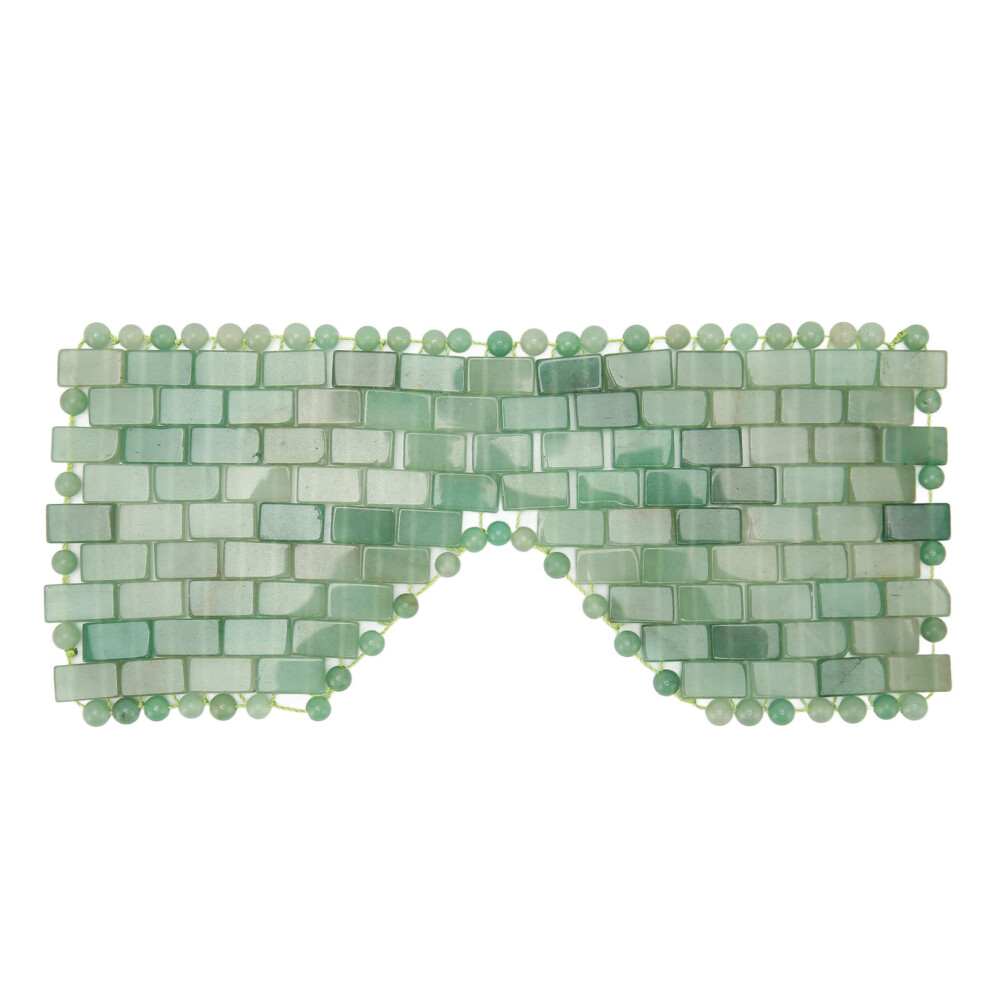 Facial Cooling Mask, Calm And Soothe Cooling Eye Mask for Relieving Migraines, Natural Jade Stone Eye Mask for Reducing Inflammation, Anti Aging