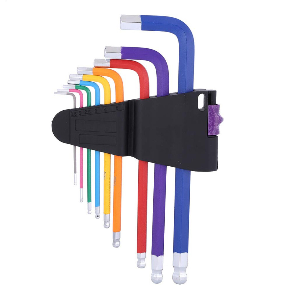 Hex Key Set, Ball End Bit, 9Piece For Cars, Bicycles, Tools 9426802473308