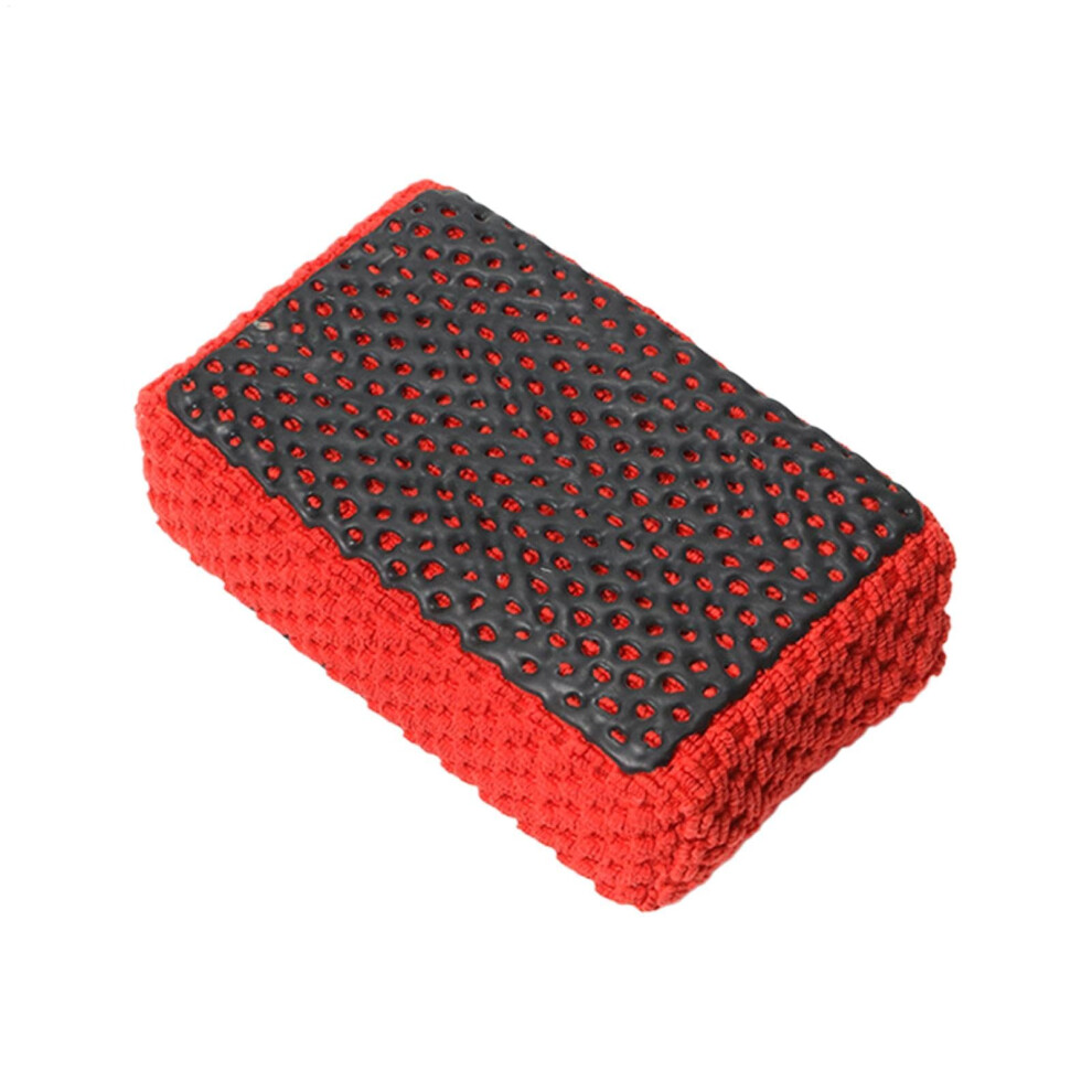 Car Wash Sponge Nonscratch Deep Cleaning With Comfort Grip For Car Truck Motorcycle Red 9382693784384