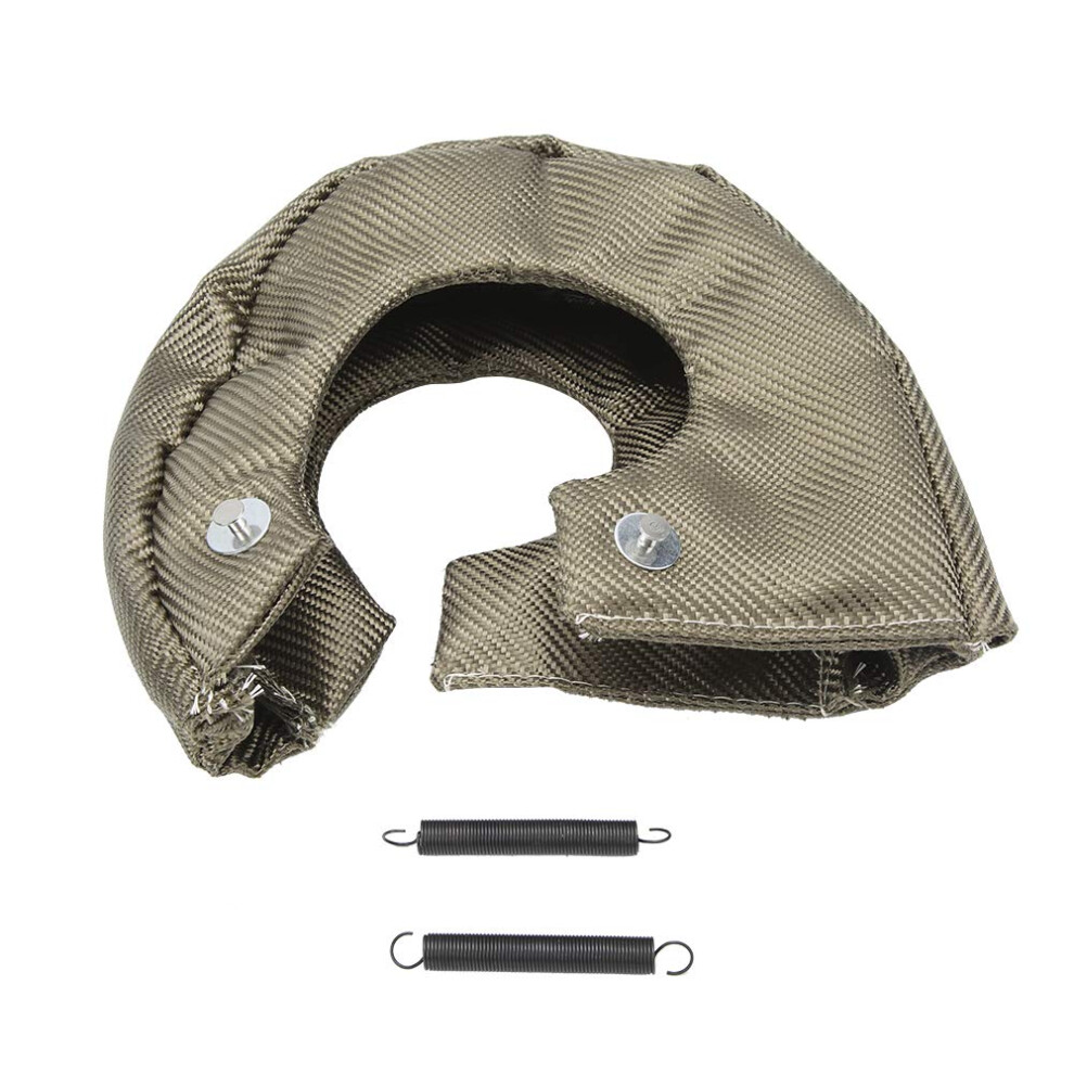 Turbocharger Heat Barrier Cover Protective Wrap For Turbo System Reduces Turbo Lag Hood Temperature Fits T3/T4 Aluminum Alloy (T6) 9426802474008
