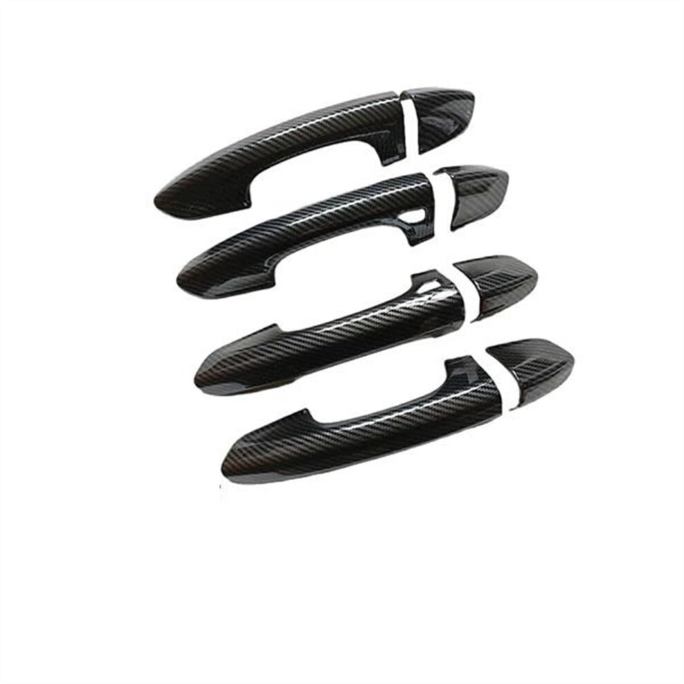 Carbon Fiber Door Handle Cover For Ford For Mondeo For Fusion 4 Mk4 Cd391 2014 Car Exterior Styling Accessory Sticker (Color: 2 Keyless Entry) 9426802474541
