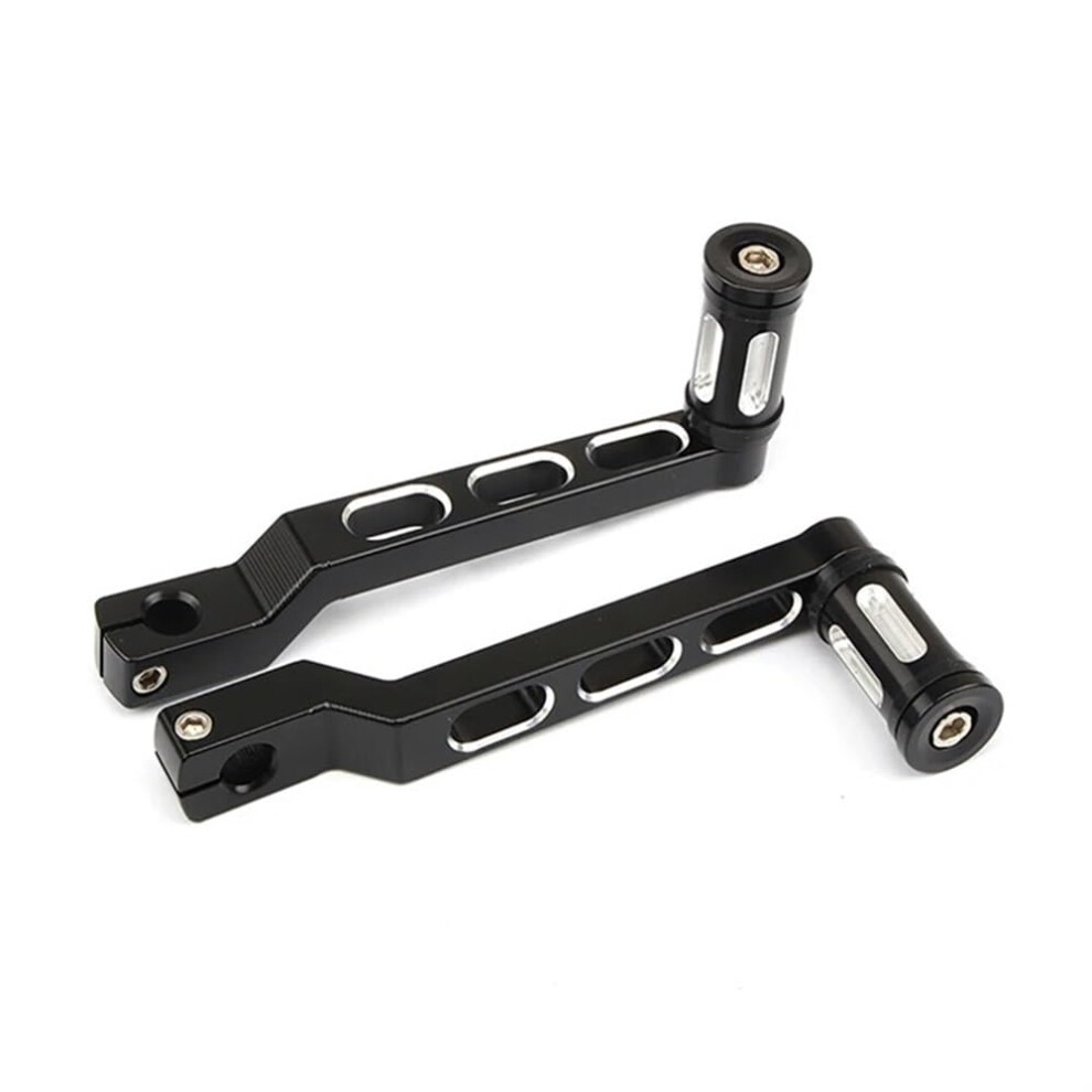 Kickstarter Starter Motorcycle Gear Shift Lever Pegs Heel For Harley For Touring For Softail For Flst For Road King Electra Glide A Black/White 9426802474725