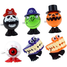 1 Set 6pcs Hopping Toys Halloween Toddlers Toys Baby Toys Wind- Up Toy Jumping Toy Halloween Toy Baby Halloween Toys Halloween Toys for Toddlers