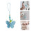 Sangle de téléphone portable avec pendentif fleur et-Rose 3