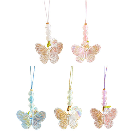 Sangle de téléphone portable avec pendentif fleur et-Rose 1