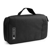 DVD Organizer Space-Saving Design, CD Case DVD Storage Holder For Home Entertainment, Oxford Cloth Black