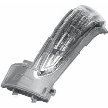 Clignotant de rétroviseur haute performance, installation simple pour Citroën DS5, Peugeot 508C4, C36641, blanc et gris, ABS, indicateur LED