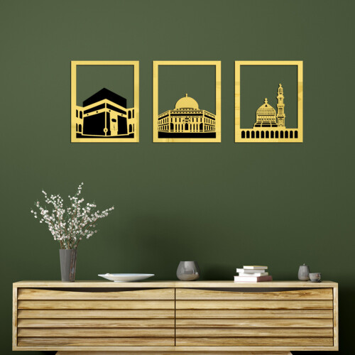 Στένσιλ χειροτεχνίας DIY, Χρυσό σύμβολο Ταζ Μαχάλ για δημιουργικά έργα, Ισλαμική 2