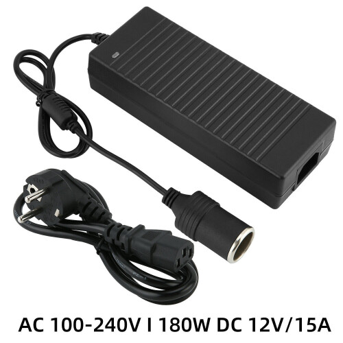 Τροφοδοτικό 12V15A, Μετατροπέας τάσης 230V σε 12V με υποδοχή αναπτήρα, Μετασχηματιστής 1