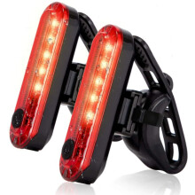 Rămâi în siguranță și vizibil cu lumina spate LED pentru bicicletă, reîncărcabilă prin USB pentru mersul pe zi și noapte, rezistentă la