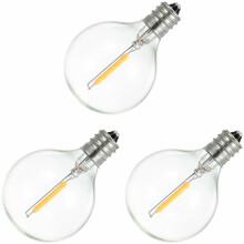 Ampoules de rechange G40 compatibles avec variateur CC, éclairage LED écoénergétique pour décoration intérieure et extérieure (terrasse,