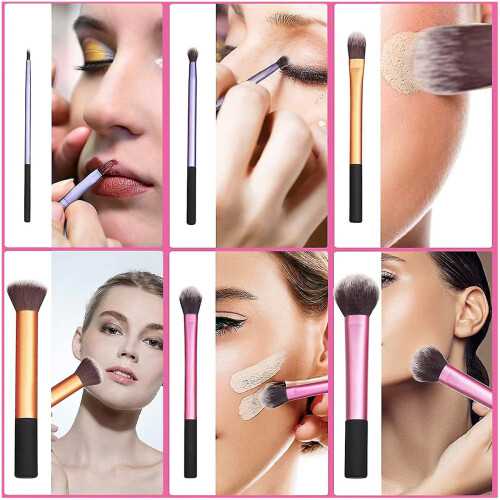 Πινέλα Μακιγιάζ, Ένα Vegan και Cruelty Free Σετ για Επαγγελματικό Μακιγιάζ, Περιλαμβάνει 6 1