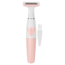 Udskiftelige keramiske bladhoveder, Elektrisk kropshårstrimmer, Smertefri barbering, Justerbare trimmebeskyttere, Hypoallergenisk rustfrit stål,