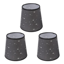 Abat-jour en lin avec fixation araignée pour lampes de table, diffusion de lumière naturelle, abat-jour décoratifs de rechange pour chambre et