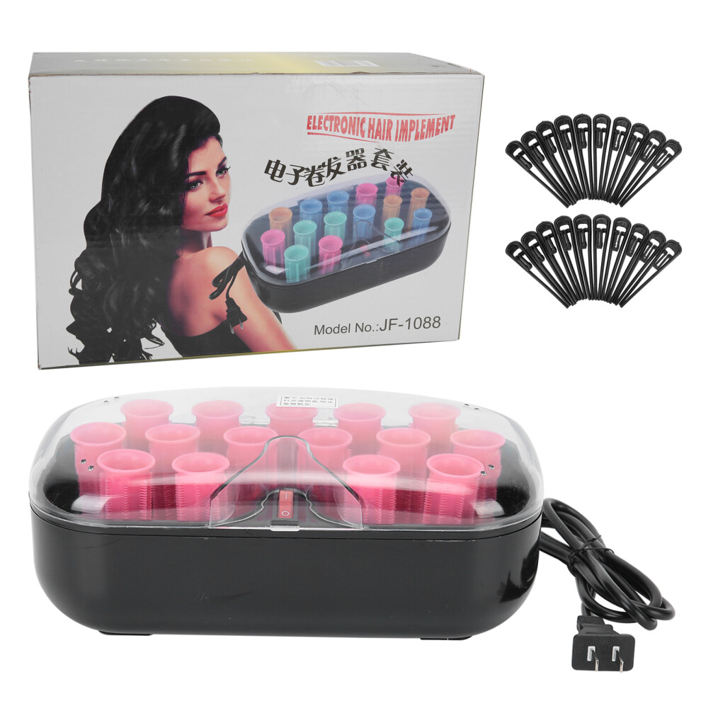 Unisex Pro Hair Curling Kit, Ionic Conditioning Thermal Wax Core Rollers For Luxurious Curls, Ceramic Coated For Even Heat Transfer, Crease Free Hold,