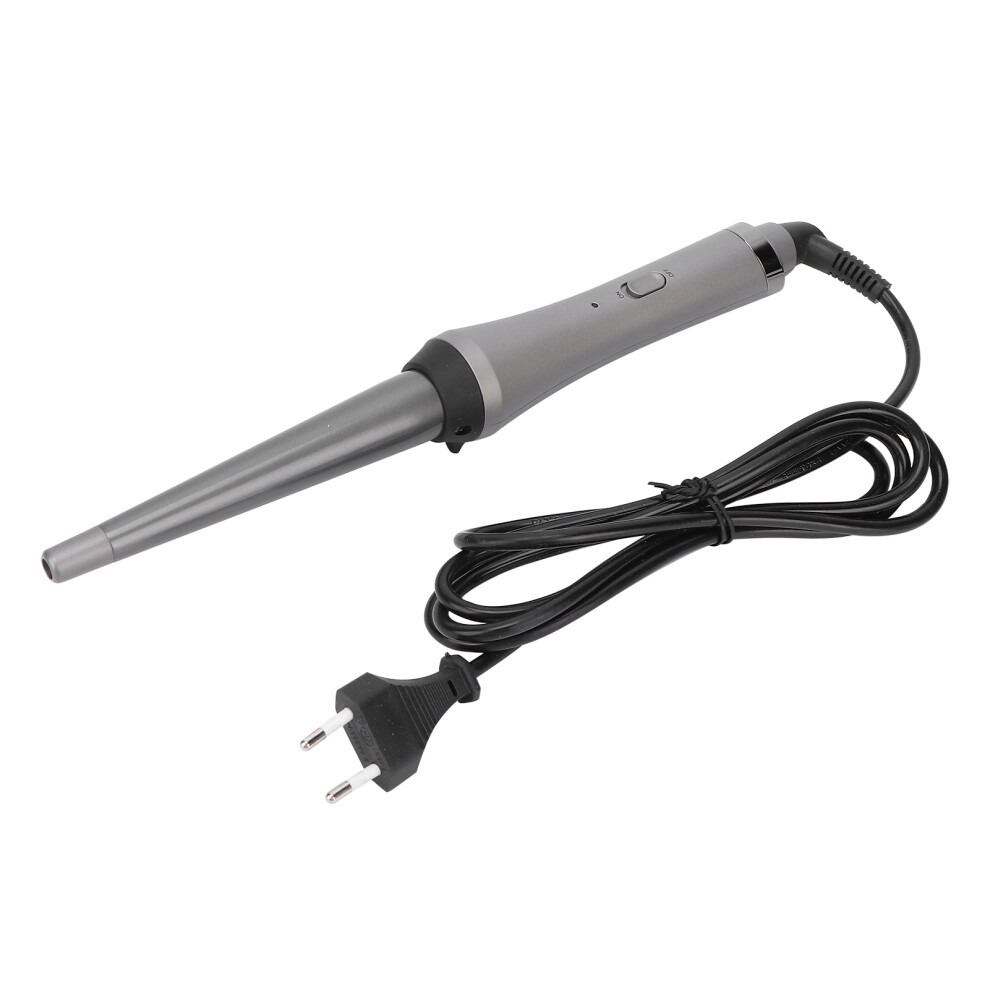Professional Hair Curling Wand Ceramic Coating Tourmaline Tapered Design For Natural Waves With Negative Ion Care Anti Static And Frizz Reduction For