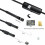 Endoscope de type C, caméra d'inspection HD haute définition avec éclairage LED réglable pour une précision optimale, équipé d'un câble 5