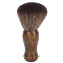 Elegante Nackenbürste, weiche Haarbürste zur Gesichts- und Halsreinigung, aus hochwertigem Holz und feinen Fasern, leicht, einfach zu reinigen und
