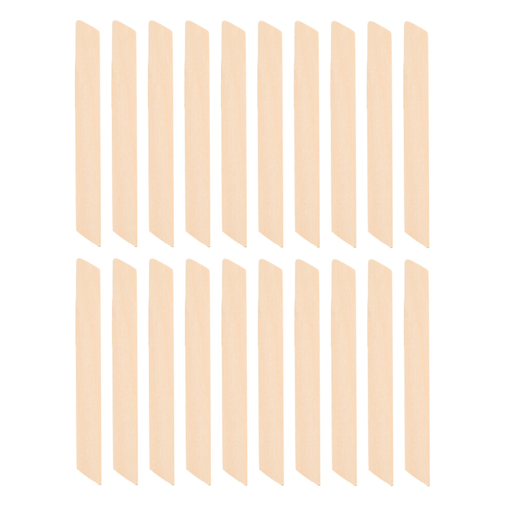 Natural Wood Wax Applicator Sticks Hair Removal Tools Premium Quality Precise Quadrilateral Design Controlled Application Corrosion Resistant