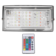 Projecteurs à changement de couleur, éclairage extérieur étanche IP65, spots LED RGB à intensité variable pour jardins, terrasses et