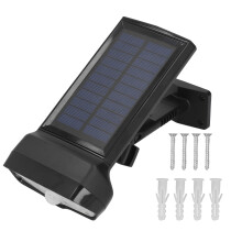 Outdoor Motion Sensor Solar Light, Adjustable LED Garage Light Energy Efficient Lighting Solar Powered Outdoor Lights with Extended Sensing Distance